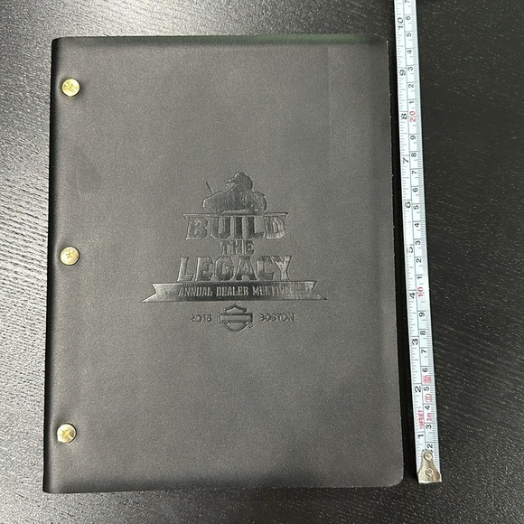 Harley-Davidson Leather Cover Notebook - Picture 3 of 6